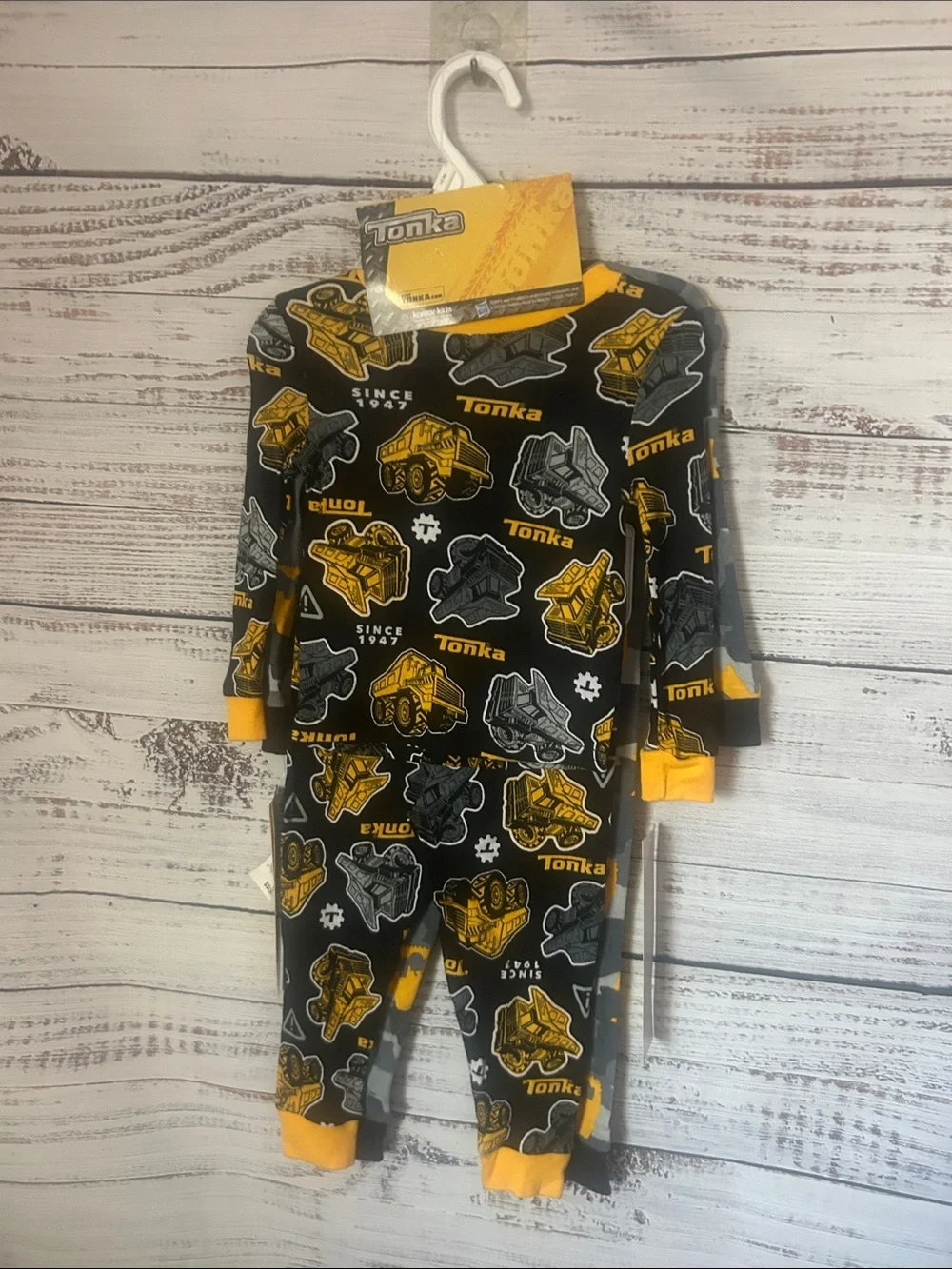 NWT set of 2 Tonka Pajama Sets size 2t